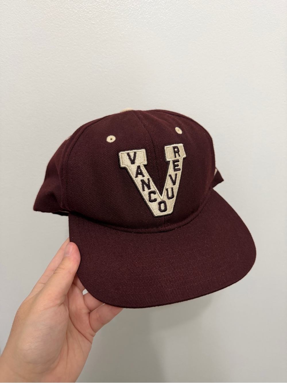 Vancouver Millionaires Burgundy Snapback